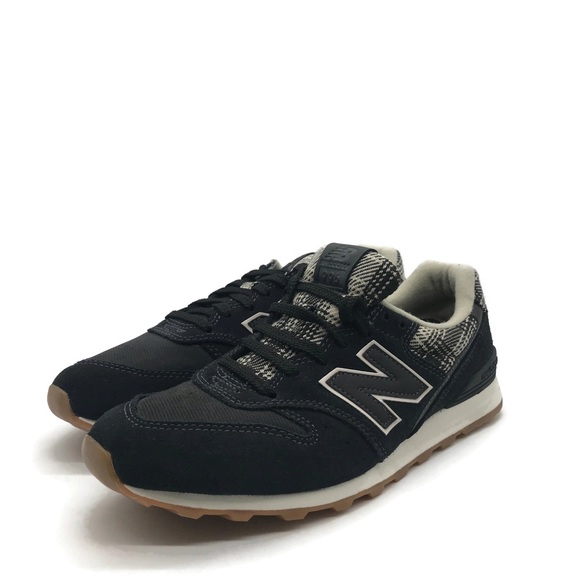 New Balance 996 Women’s Plaid Black White - Picture 3 of 4